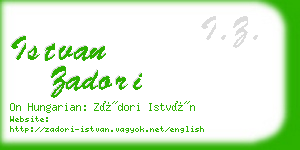 istvan zadori business card